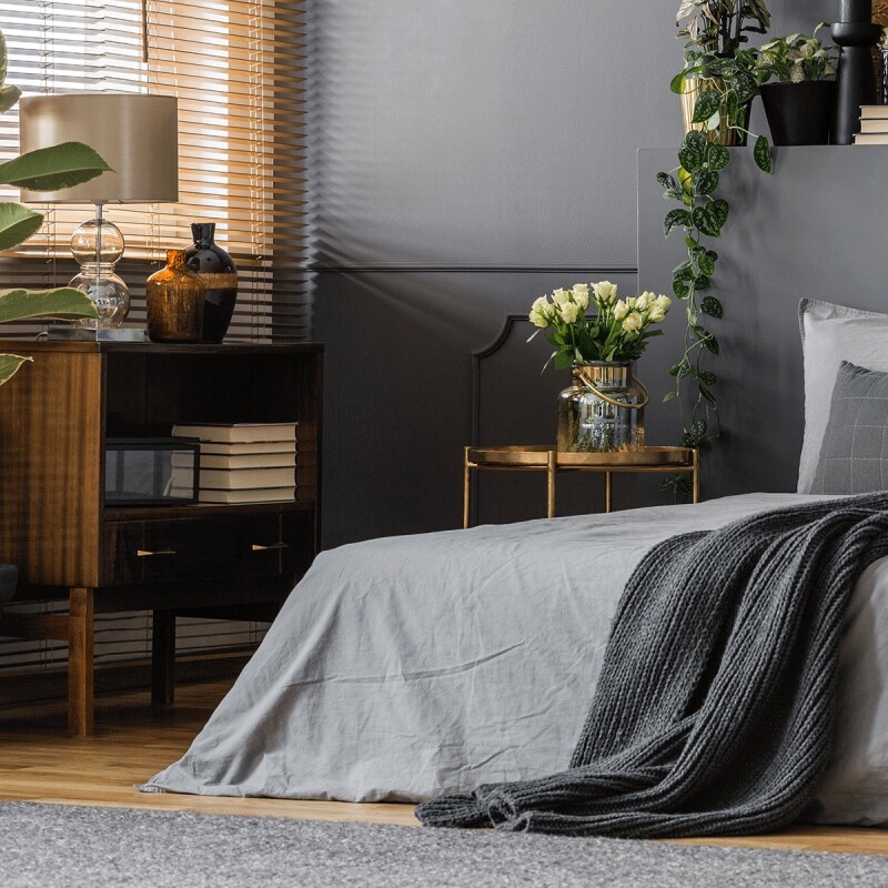 Juego De Sábanas Queen 200 Hilos 100% Algodón - Gris Juego De Sábanas Queen 200 Hilos 100% Algodón - Gris