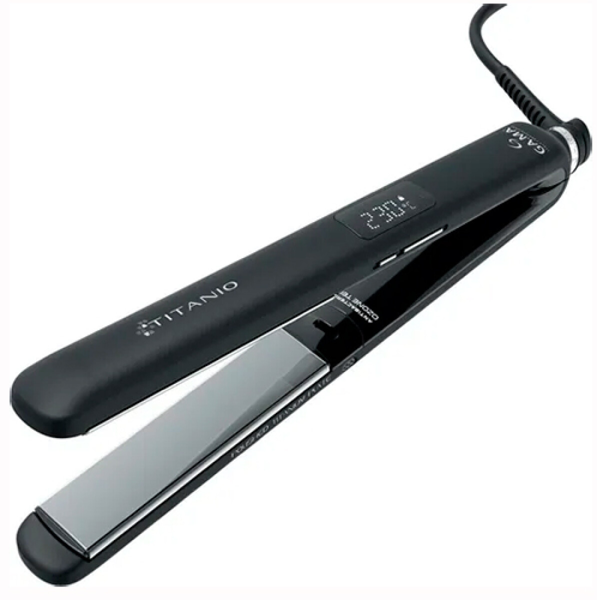 PLANCHA DE PELO GAMA CP14 TITANIO 4D -LED (Negra) 