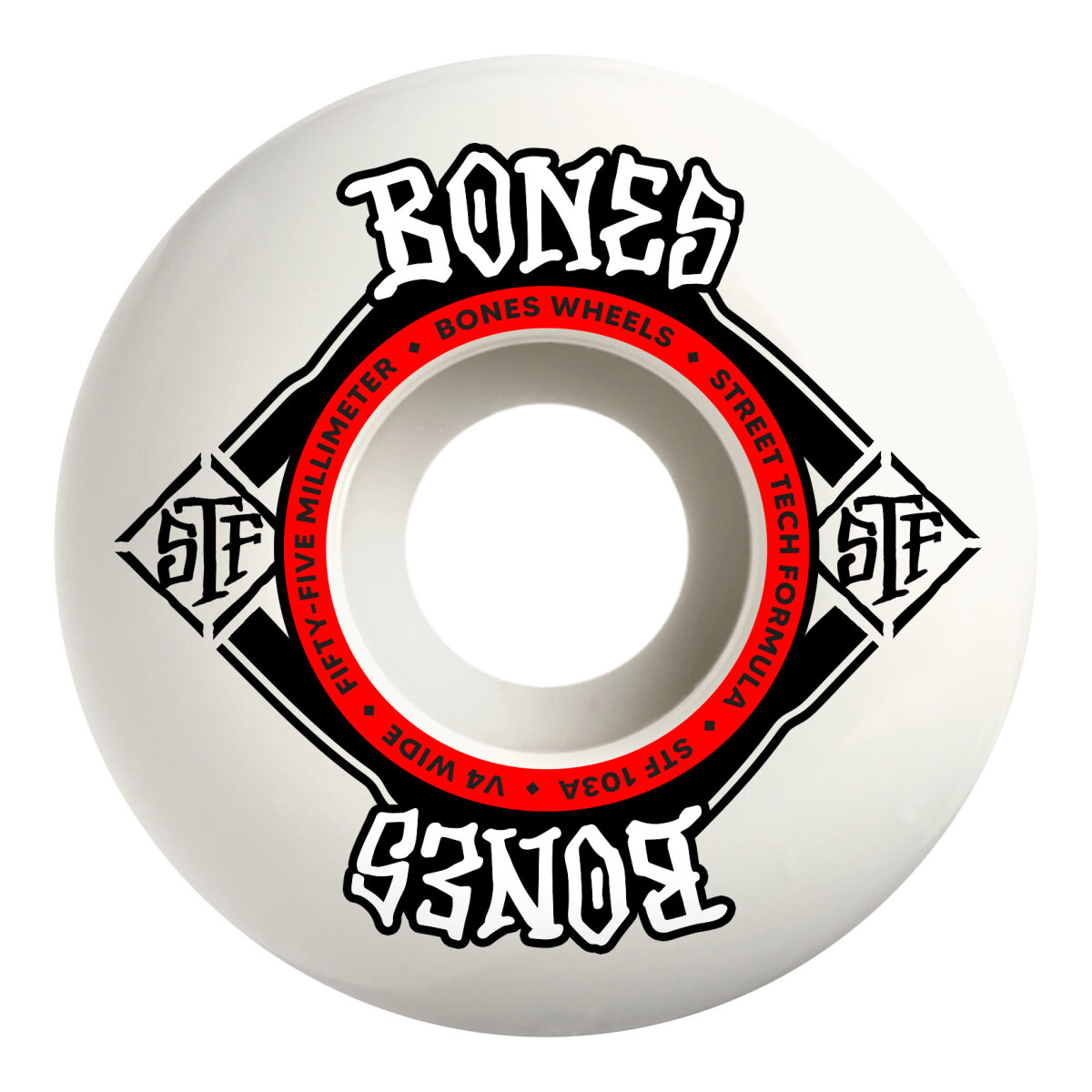 Ruedas de Skate Bones STF Sidecut V4 55mm 103A 