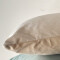 Almohadones velvet Crema