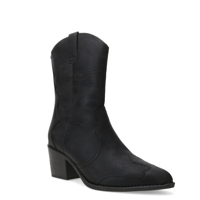 Botas de Mujer Miss Carol LITER tejana media Negro