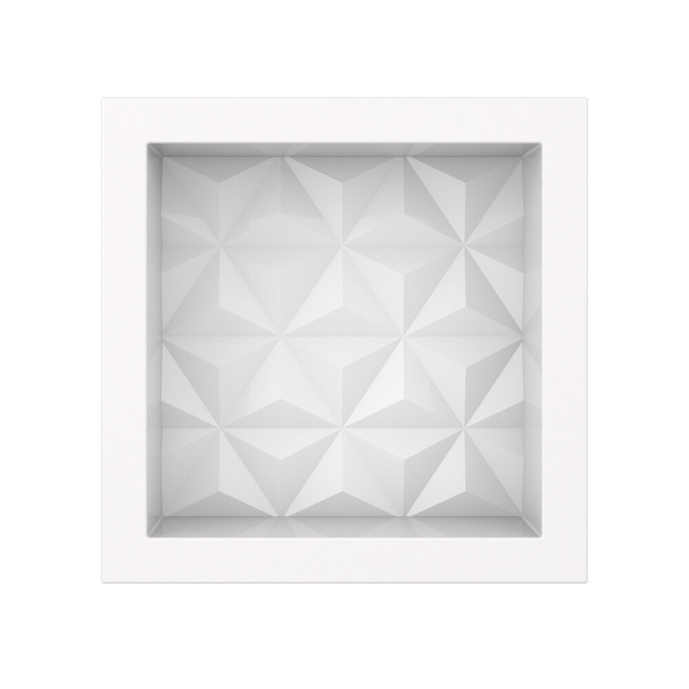 ESTANTE P/EMPOTRAR MARMOL SINTETÉTICO 30x30 CM BLANCO Estante P/empotrar Marmol Sintetético 30x30 Cm Blanco