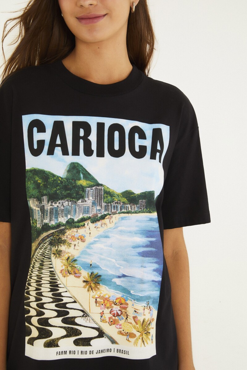 REMERA CARIOCA Negro