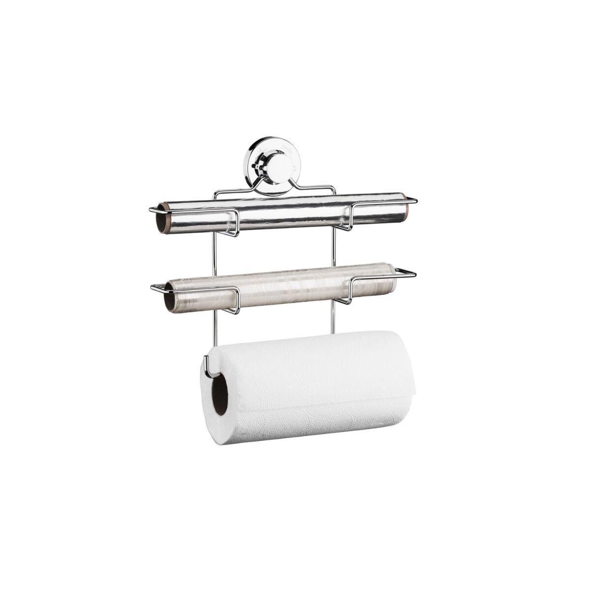 Soporte Para Rollo Triple Con Ventosa 