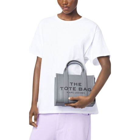 Marc Jacobs- Bolso de cuero, The Small Tote Bag Gris