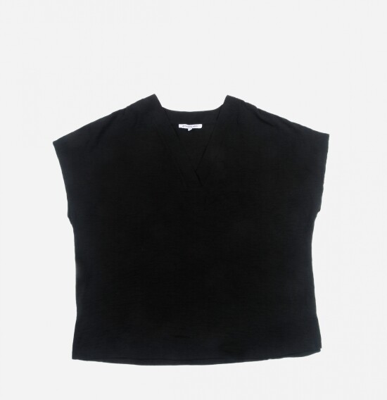 Blusa en V NEGRO