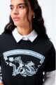 REMERA PIECE OF CAKE DRAMA Negro