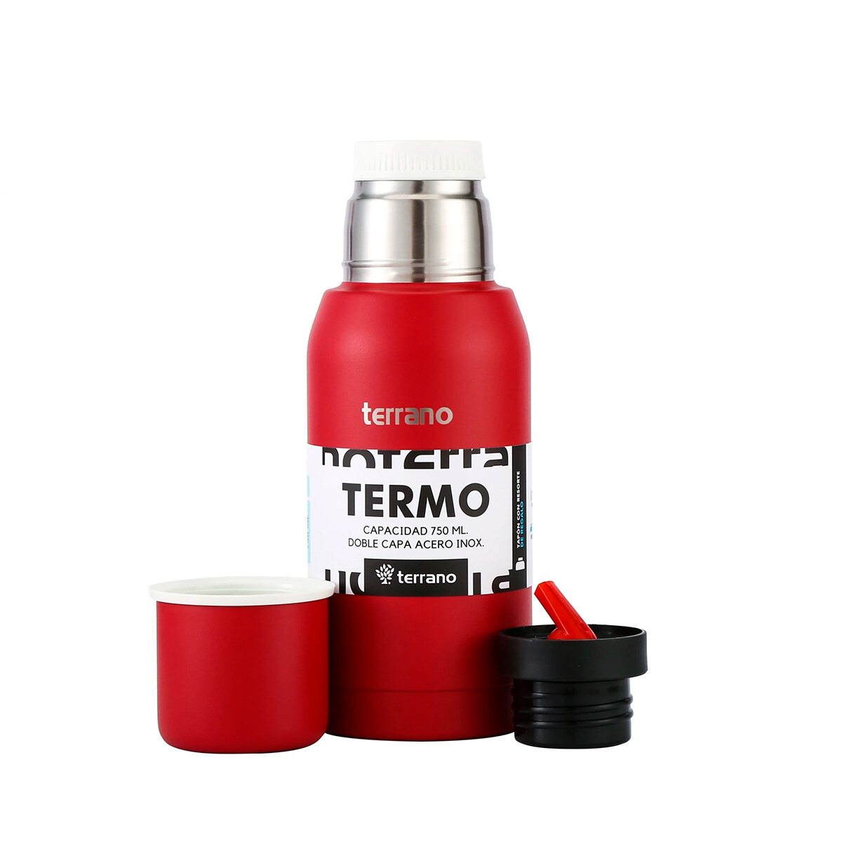 Termo Terrano 750ML Premium - ROJO 