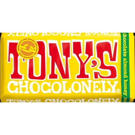 Chocolate Tony's con Miel, Almendras y Turrón 180gr 001