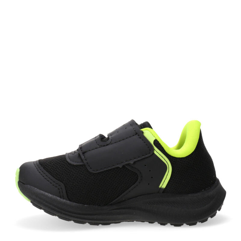 Championes de Niño KIDY con velcro Negro - Amarillo fluo