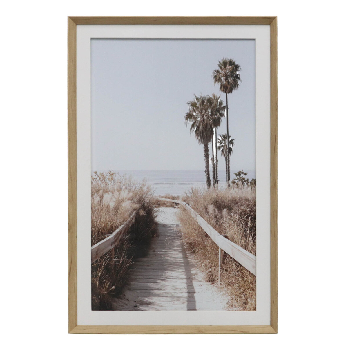 CUADRO - PALM I, 60X80, NATURAL/BEIGE PAPEL F1A253678 