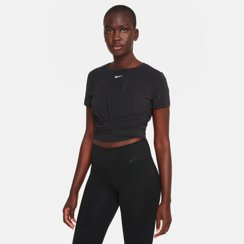 Remera Nike One Luxe Dri-Fit de Mujer Negro