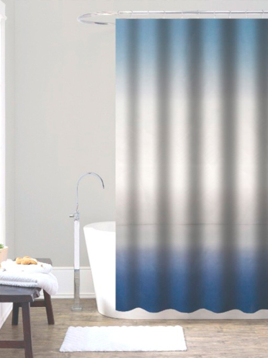 CORTINAS difumado azul