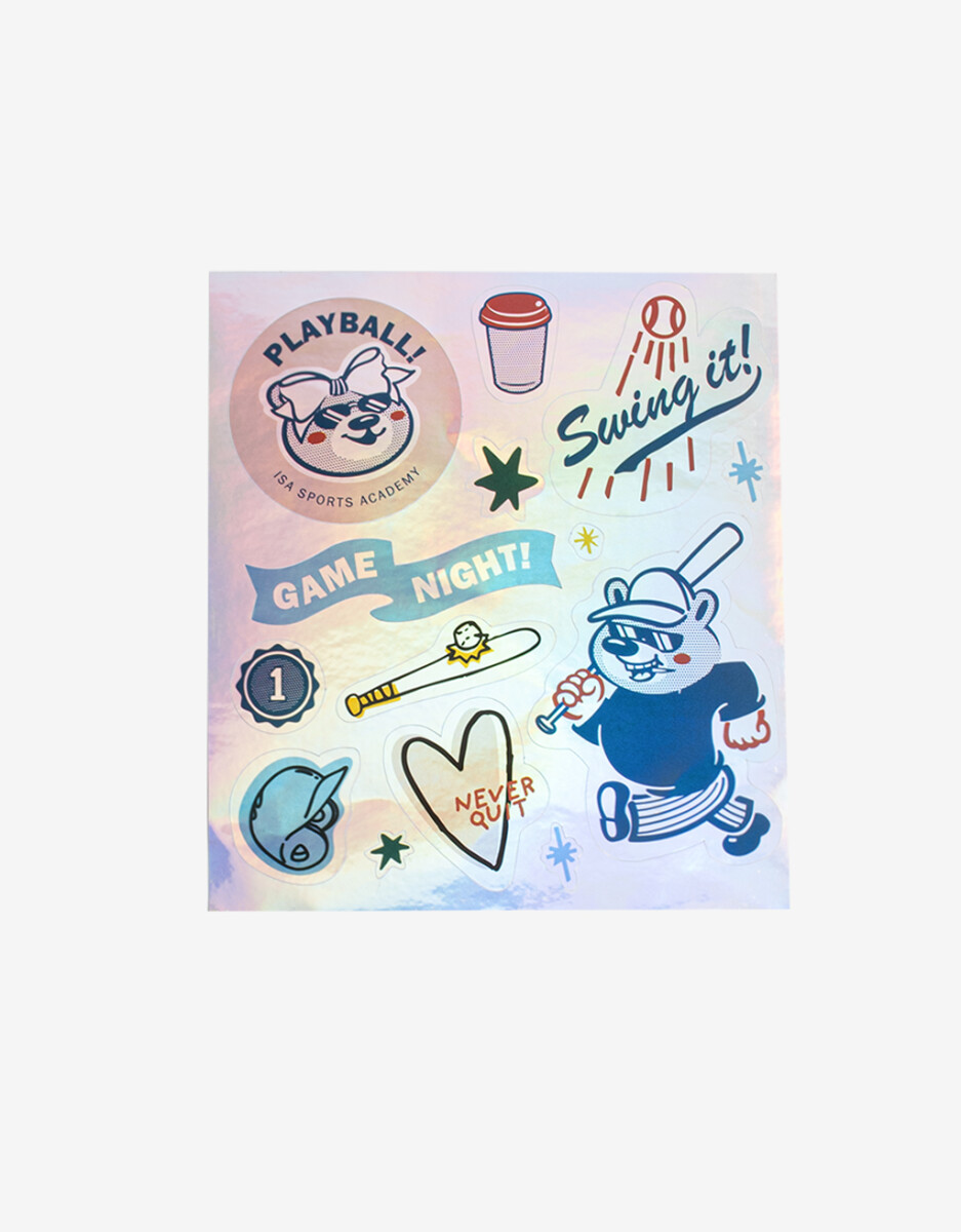 Set De Stickers Holográficos 