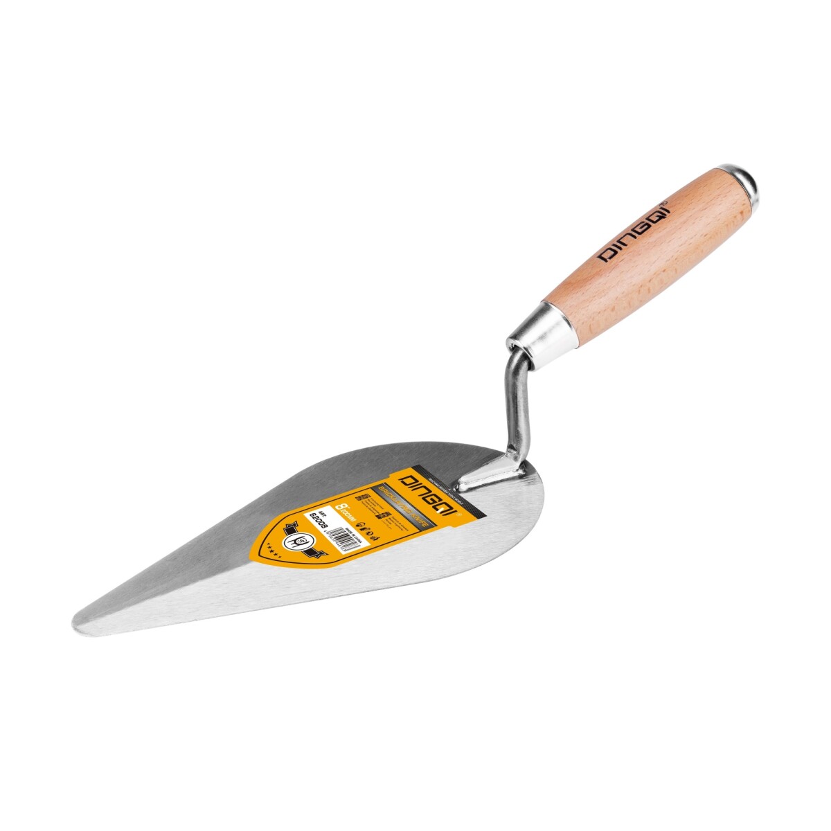 DINGQI CUCHARA ALBAÑIL MANGO DE MADERA 7/180MM 