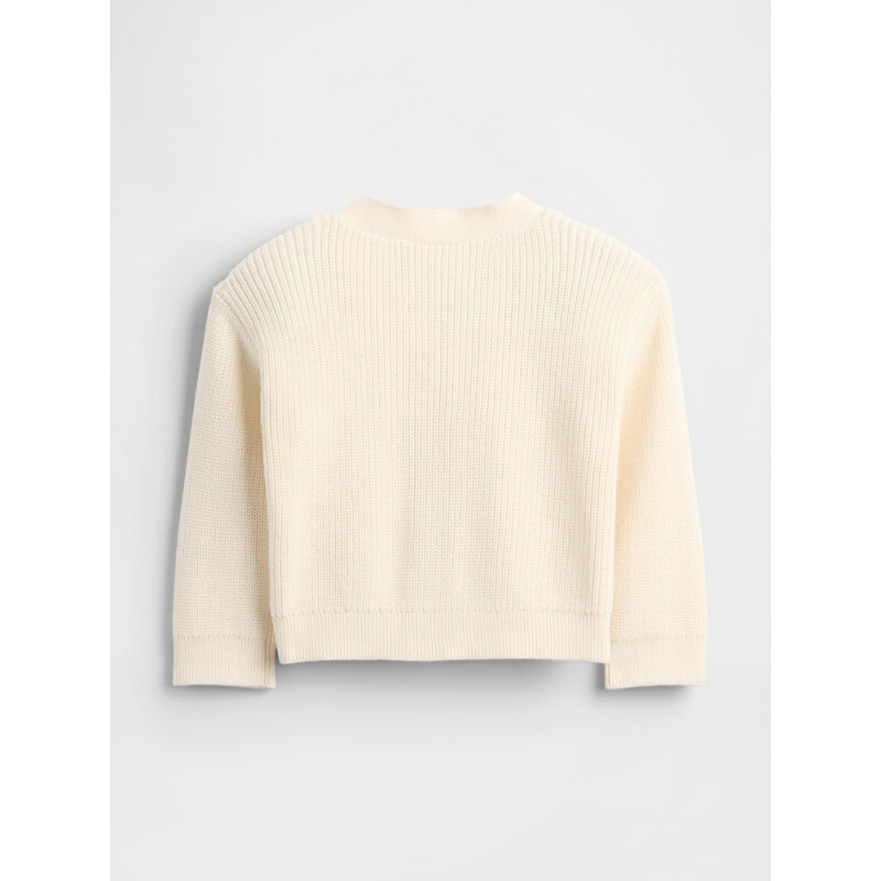 BRANNAN BEAR CARDI IVORY FROST