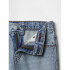 90S LOOSE DENIM SHORT - LT WASH LIGHT WASH