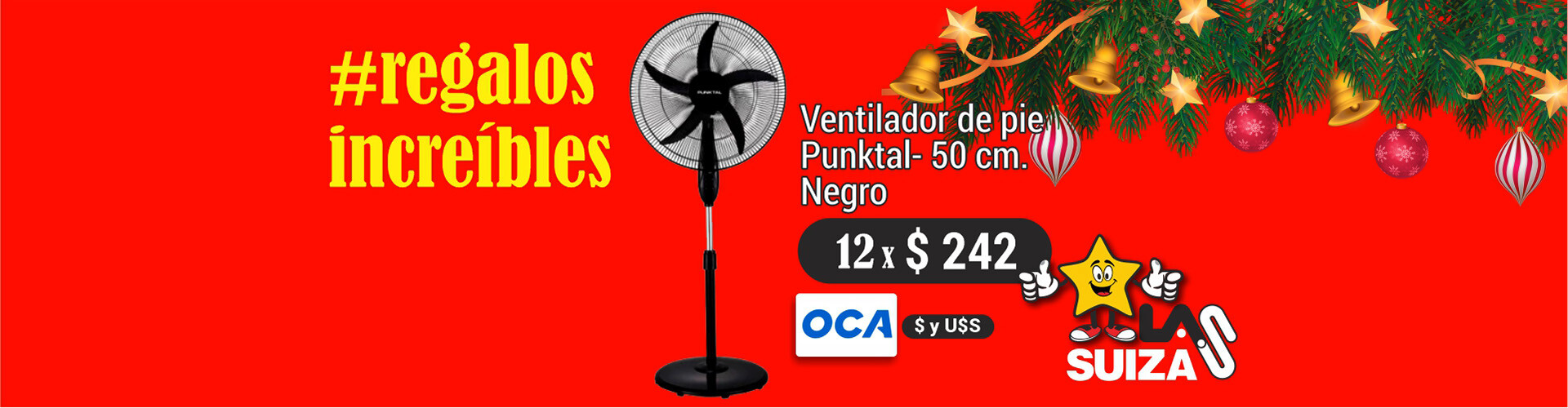 Ventilador de pie Punktal PK5012