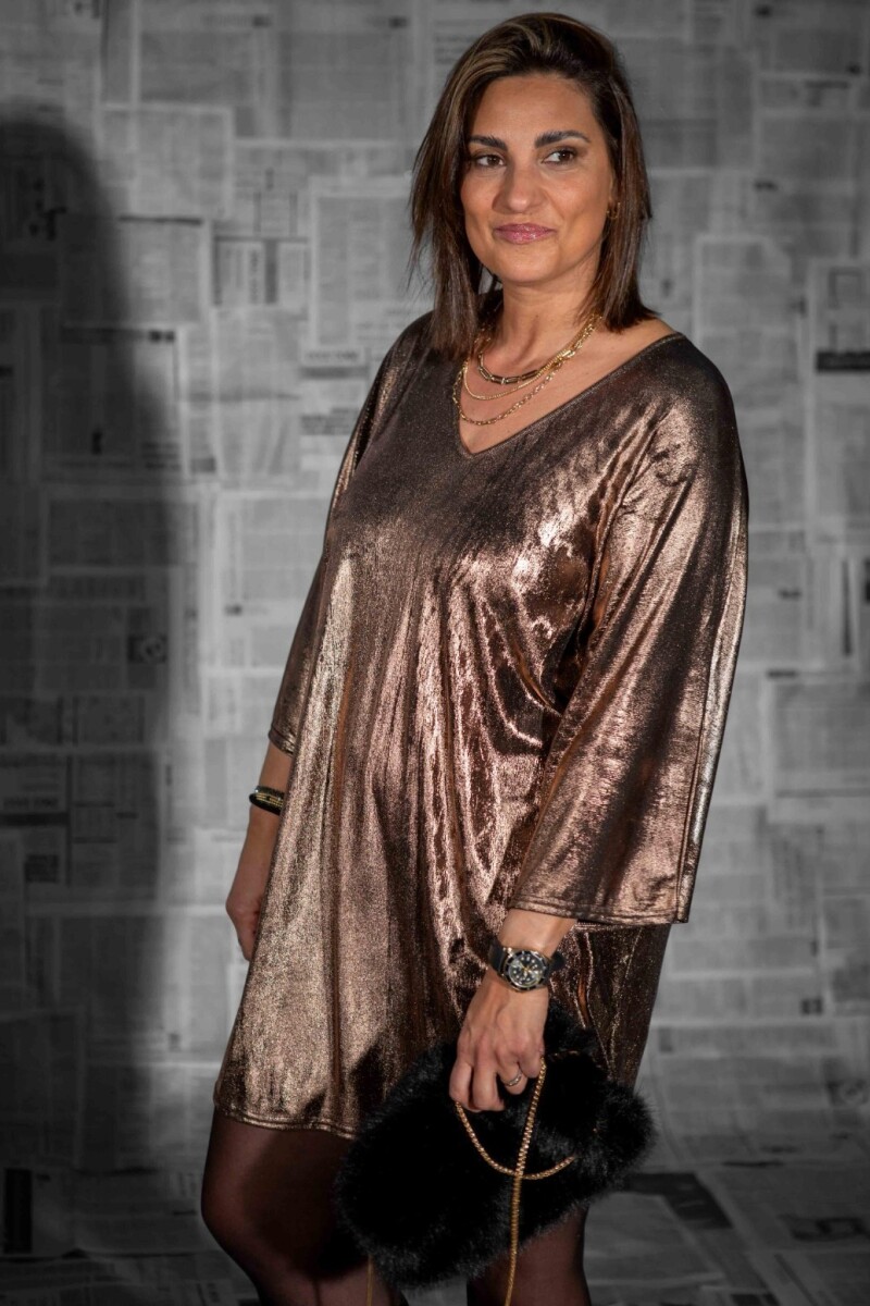 Vestido Murcie Cobre