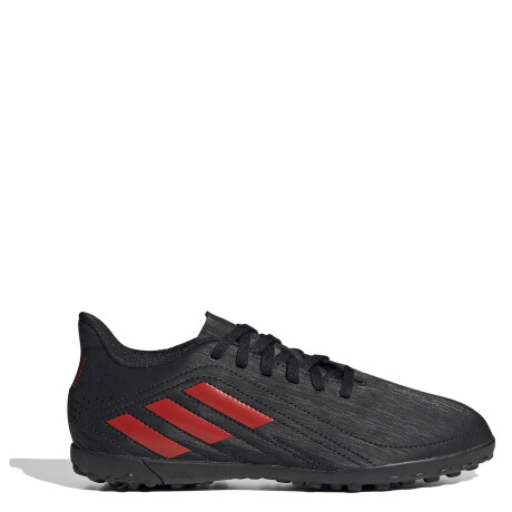 Championes de Niños Adidas Futbol 5 TF Kids Negro - Rojo