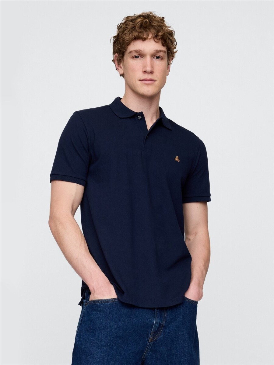 Remera Polo Osito Brannan Hombre - Tapestry Navy 