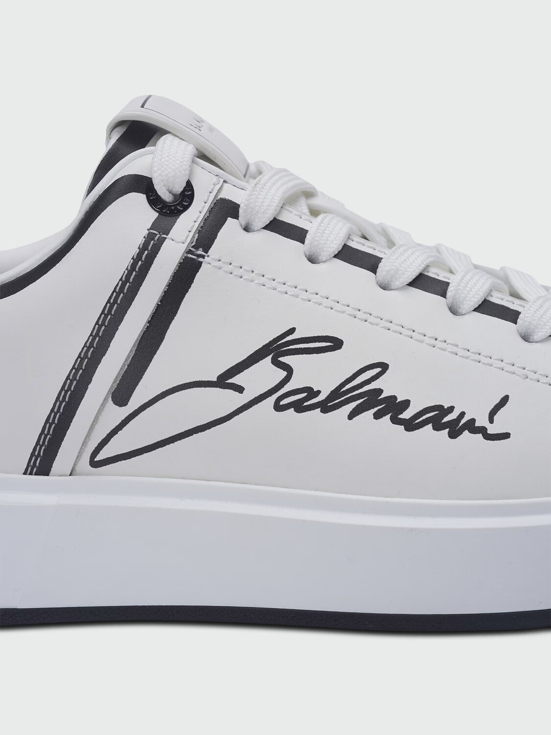 BALMAIN - SNEAKER B-COURT ESTAMPADOS Blanco