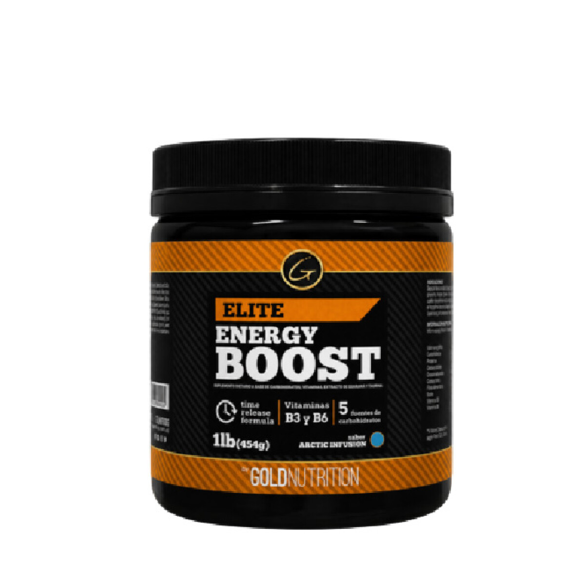 ¡OFERTA IMPERDIBLE! Elite Energy Boost 1lb Gold Nutrition Arctic Infusion 