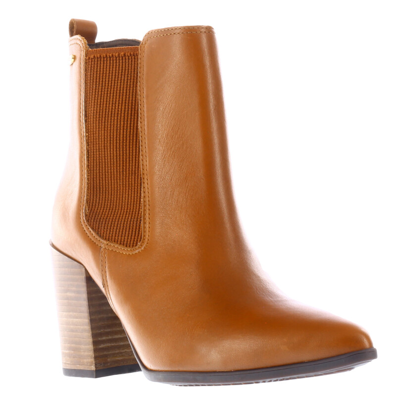 Bota de Mujer Bottero lisa con elastico Marrón Coñac