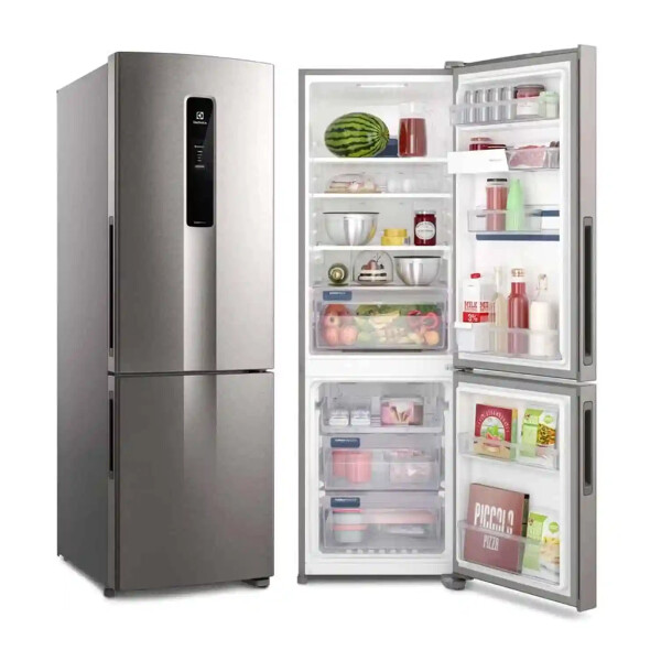 Heladera No Frost Inverter Electrolux Bottom Freezer Ib55 527 Lts HELADERA ELECTROLUX IB55S 527 L INOX