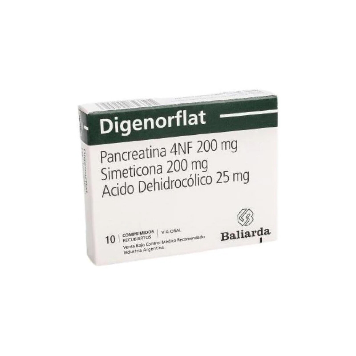 Digenorflat 10 Comprimidos 