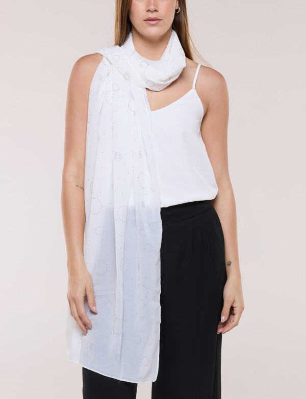 Pashmina Brillos BLANCO