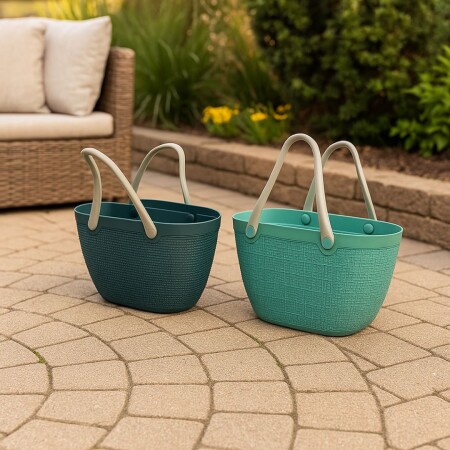 CESTO CANASTO TIPO BOLSA CON ASAS 30X17,4X34CM CESTO CANASTO TIPO BOLSA CON ASAS 30X17,4X34CM