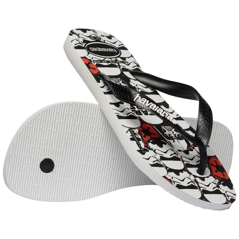 Sandalias Havaianas Star Wars FC Hombre Blanco Negro Blanco