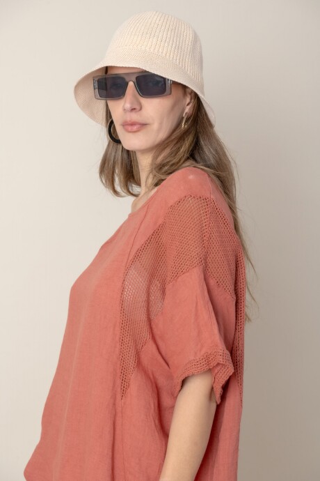 BLUSA OFELIA Terracota