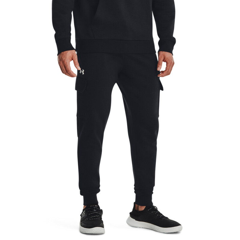 UA Rival Fleece Cargo Jogger-BLK BLK-001