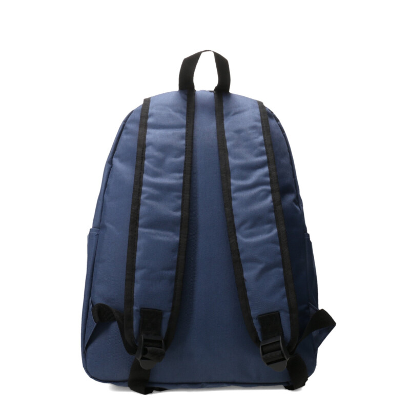 Mochila Push De Tela Azul Marino