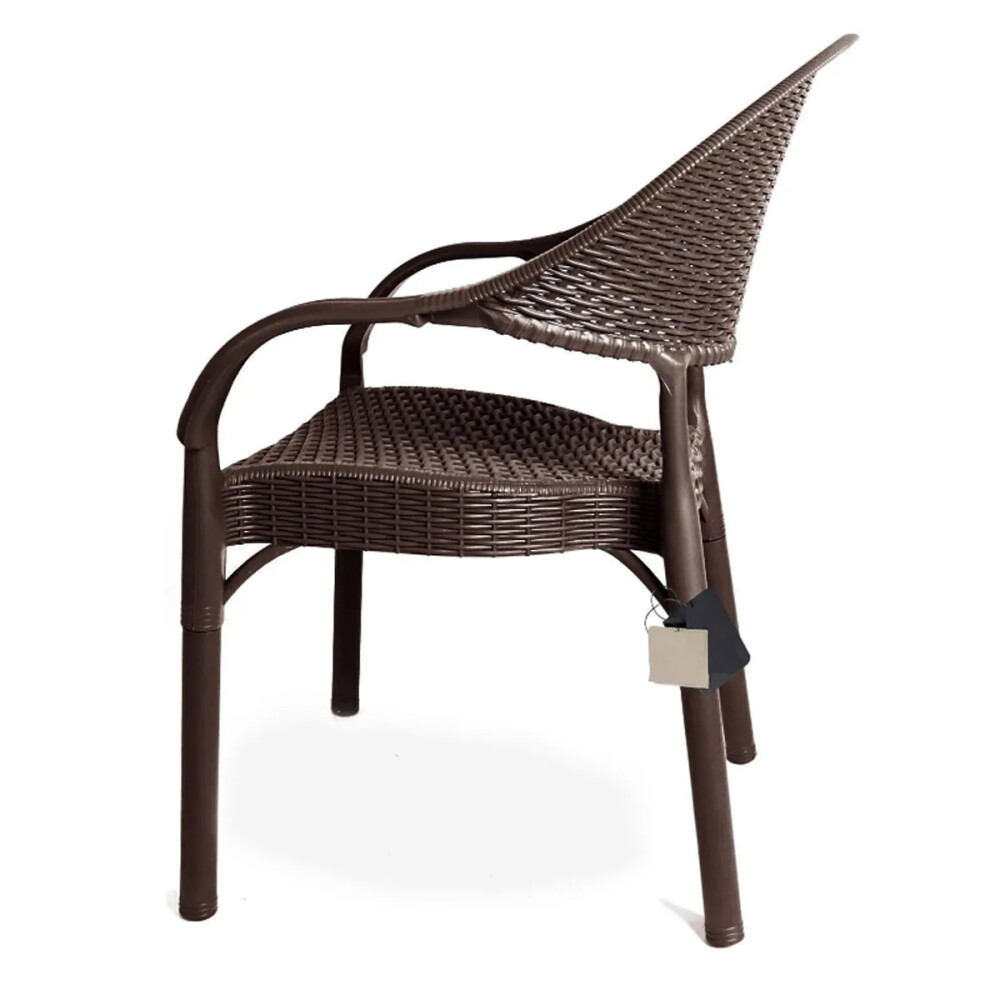Silla de exterior Bambú Marrón