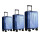 Set de 3 Valijas de Mano Rígidas Azul