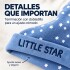Gorro Para Bebé Recién Nacido x3 100% Algodón Con Nudo Azul 1