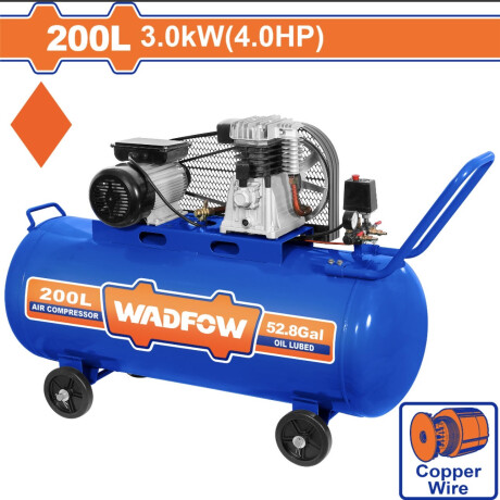 COMPRESOR 200LT 4HP WADFOW WAP4R22 COMPRESOR 200LT 4HP WADFOW WAP4R22