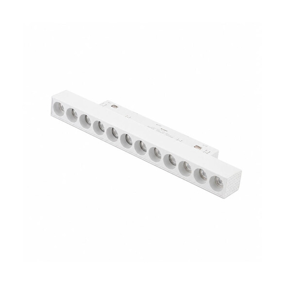 Lum. Led rect p/riel magnético bco 12W 3tonos 24° ZU0554X