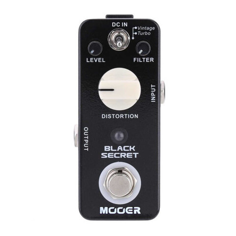 PEDAL EFECTOS MOOER MDS1 BLACK SECRET DISTORTION PEDAL EFECTOS MOOER MDS1 BLACK SECRET DISTORTION