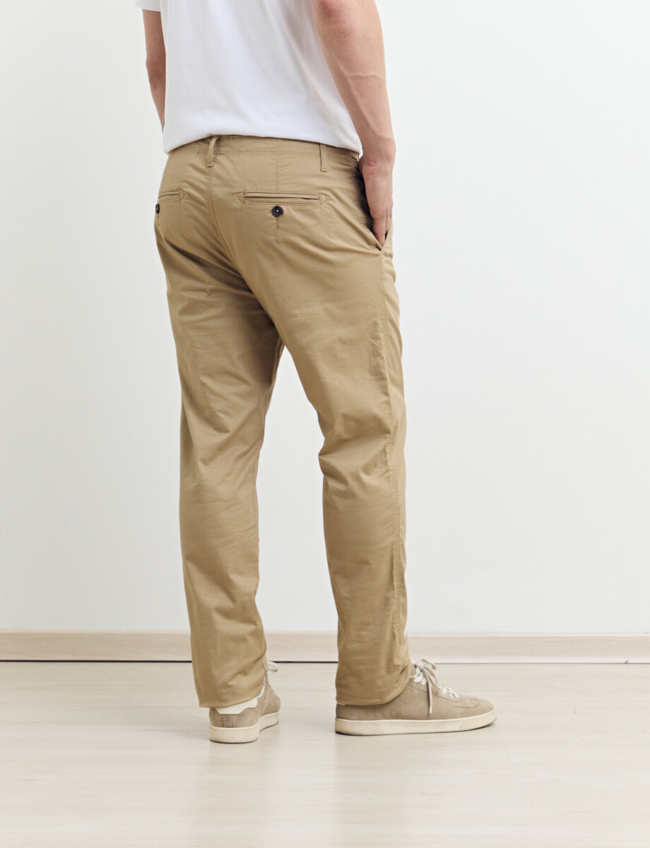 080575 PANTALON HARRINGTON LABEL Beige