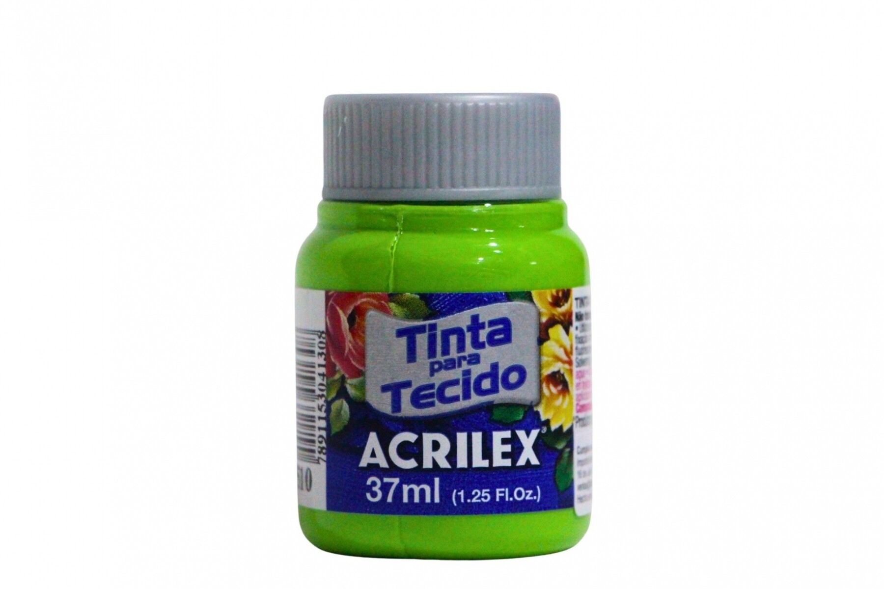 PINTURA PARA TELA 37 ML ACRILEX COLOR VERDE HOJA 510 
