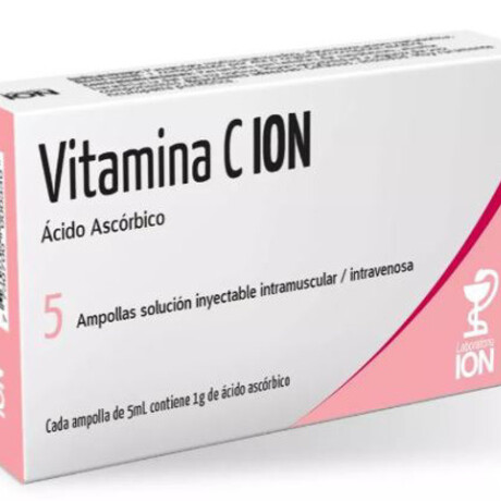 Vitamina C 1 gr 5 ampollas inyectables Vitamina C 1 gr 5 ampollas inyectables