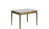 Mesa de Comedor Rectangular Linea Manhattan Blanco/Natural Mesa de Comedor Rectangular Linea Manhattan Blanco/Natural
