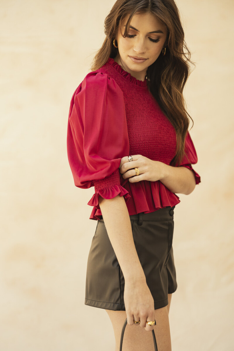 BLUSA OFELIA MAXI RASPBERRY BLUSA OFELIA MAXI RASPBERRY