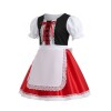 Disfraz Infantil Caperucita- Talle M Rojo