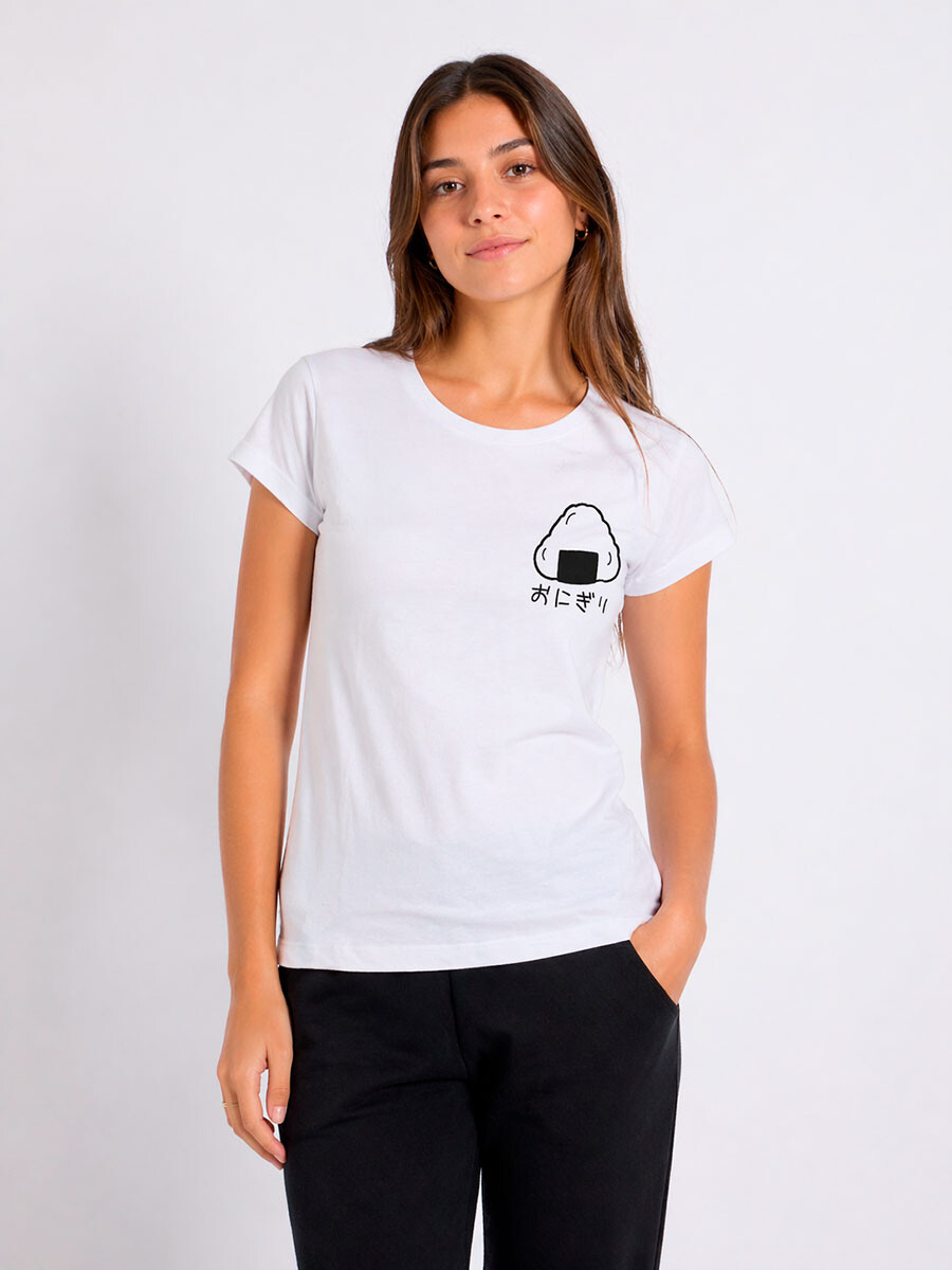 T-SHIRT ONIGI - Blanco 