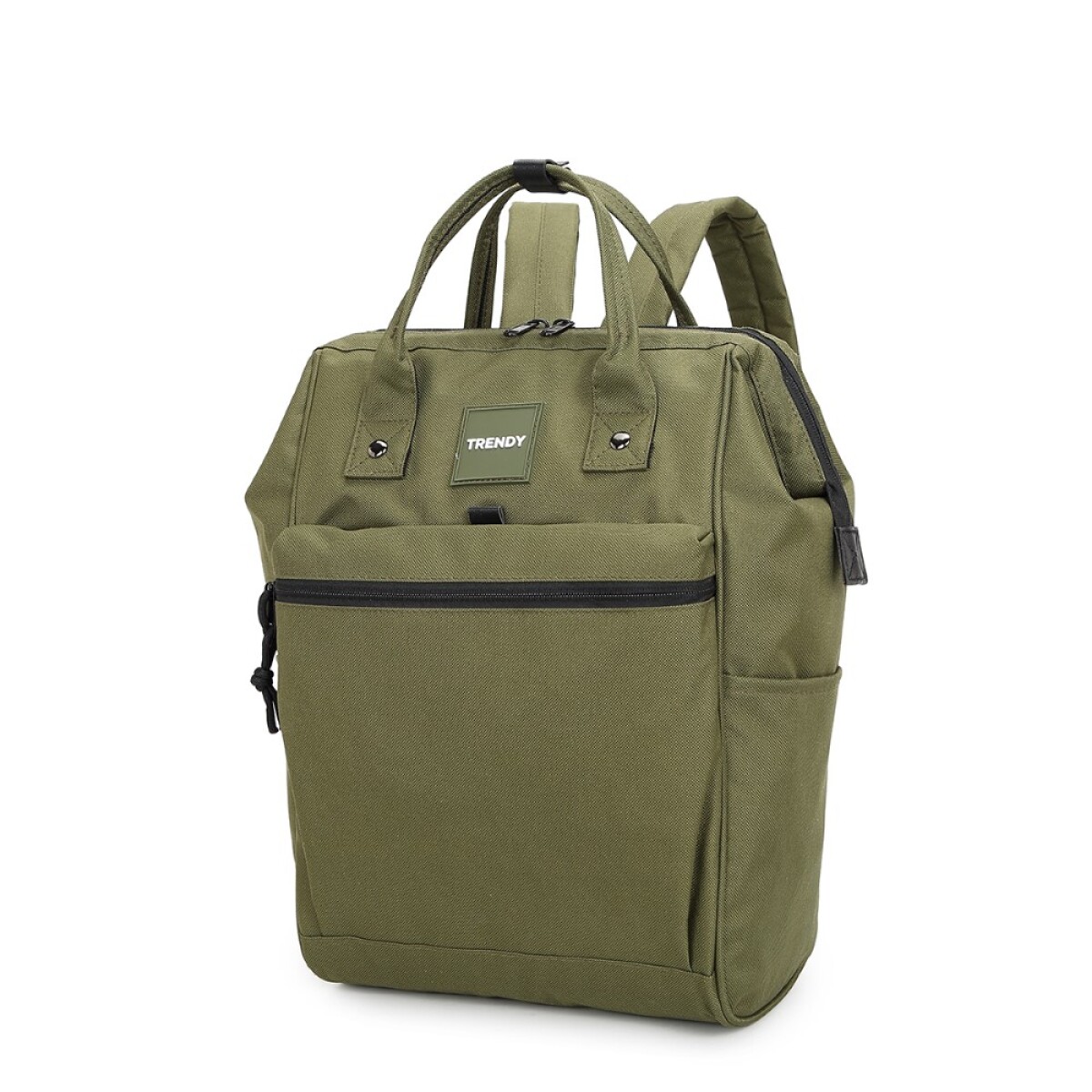 Mochila boca de pez multicierres - Verde 